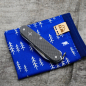 Preview: OLDCROSS - COMPACT - dark wash - fertig montiertes Taschenmesser - Titan Grade 5  (Ti 6AI 4V)  - 91mm